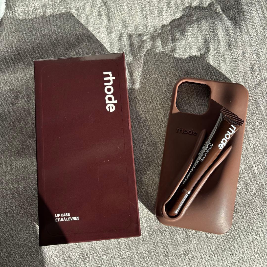 rhode espressoケースリップ付き iPhone15 - メルカリ