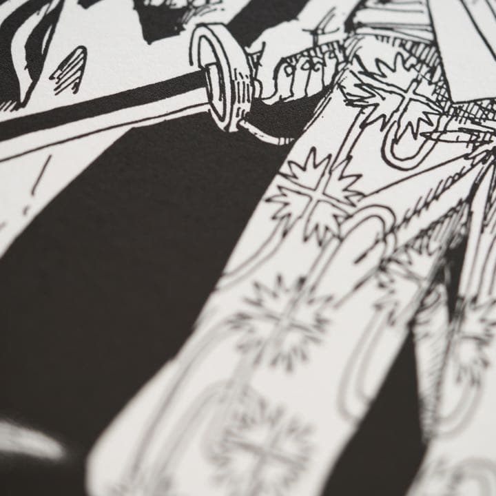 ONE PIECE 漫画アート 赤髪海賊団 サイン入り原画 NFT ED20