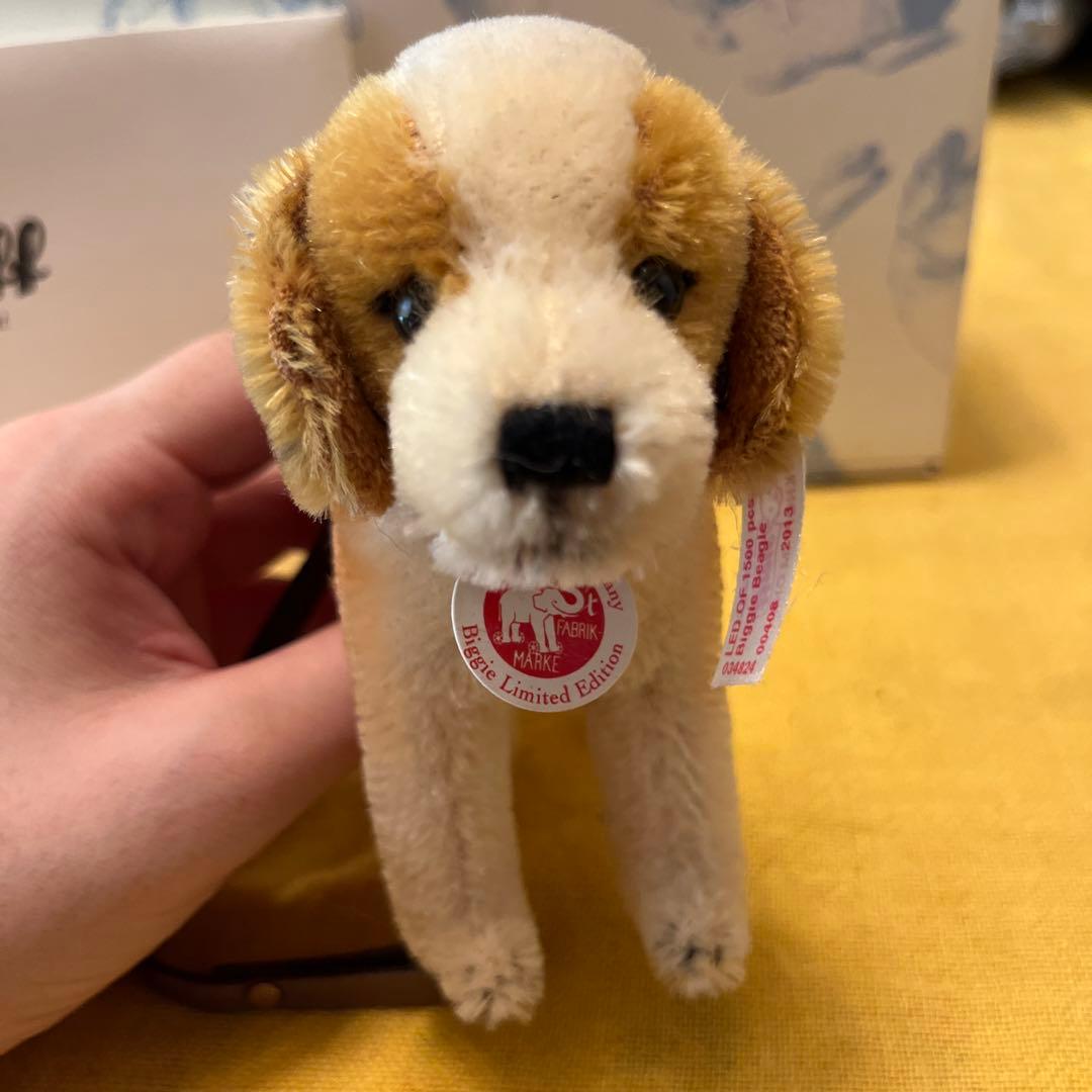 Steiff ビーグル犬のビギー　限定版 約15cm