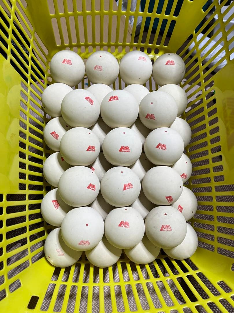 ソフトテニスボール　アカエム【公認球】 ソフトテニスボール アカエム 赤エム アカM ソフトテニス ボール 練習