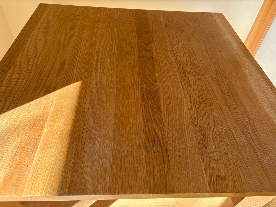 無印　正方形　ダイニングテーブル　オーク材