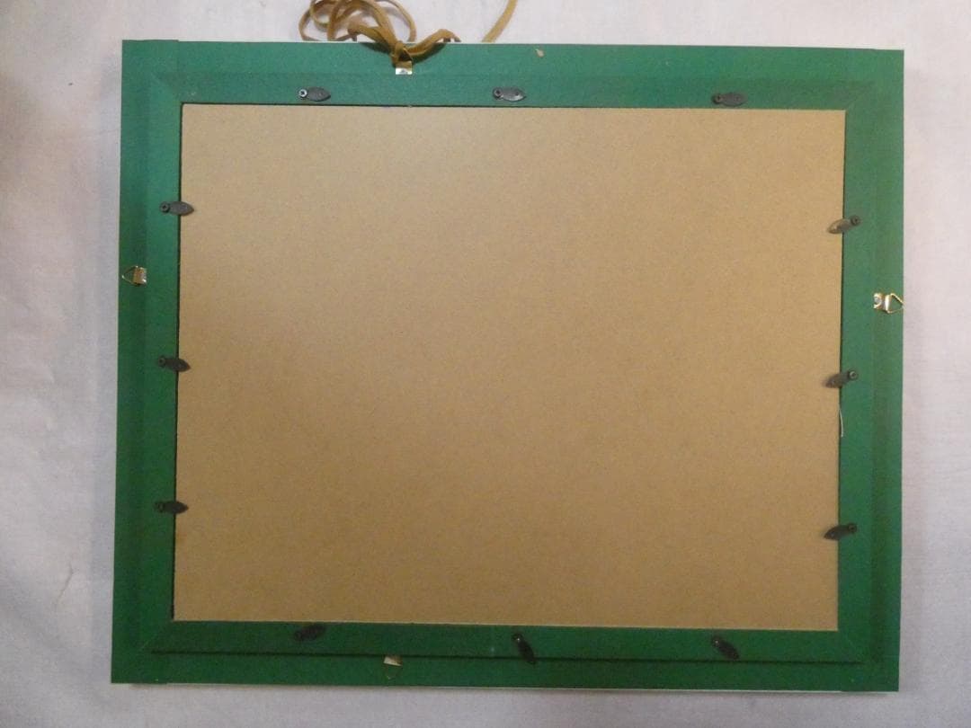 F6号　油絵　風景画　千住博　ウォーターフォール　額付き　手描き　肉筆