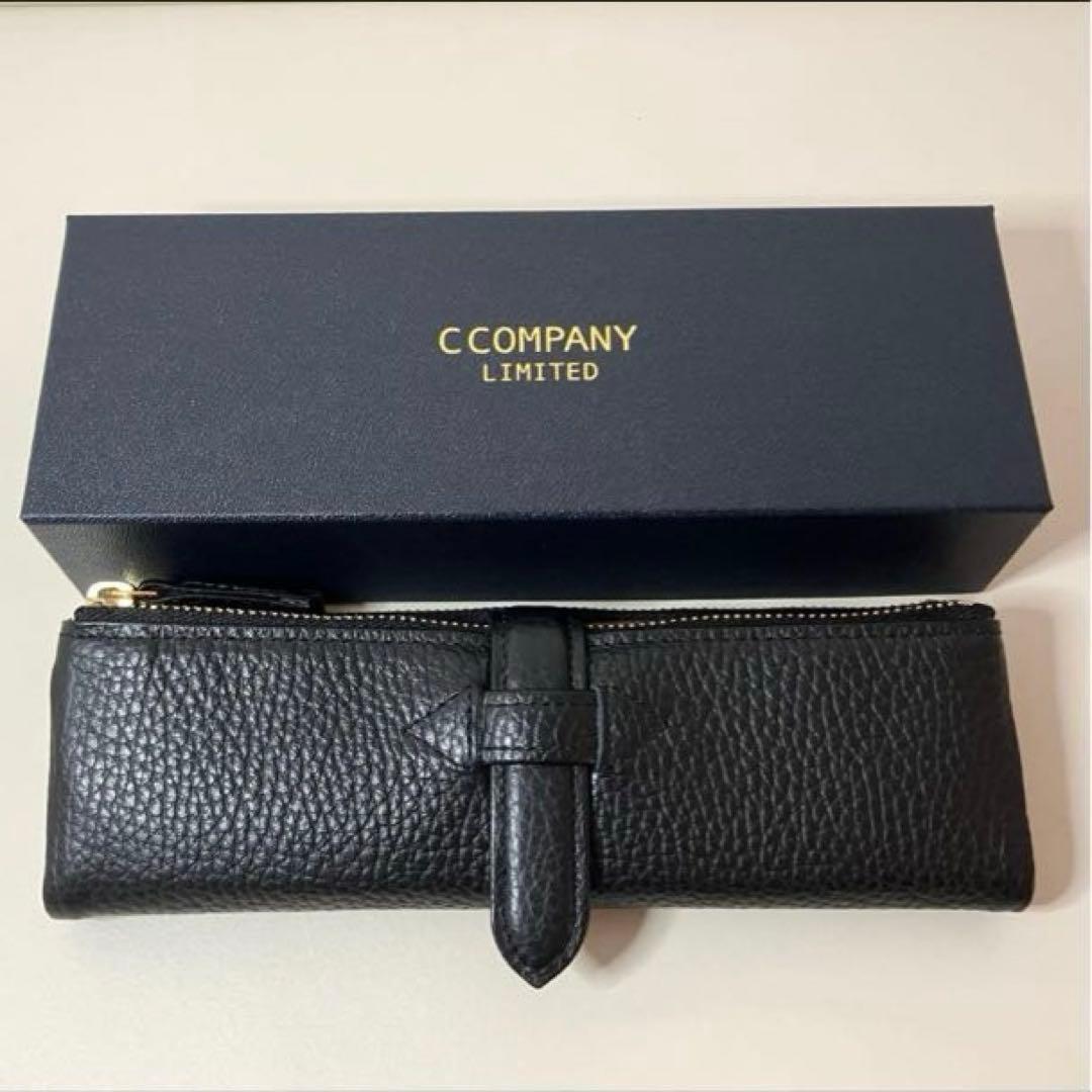 美品】 C COMPANY ルポペンケース ブラック 復刻版 RPS-001