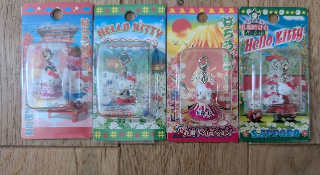 ご当地キティ ファスナーマスコット ハローキティ　根付　ストラップ　まとめ①