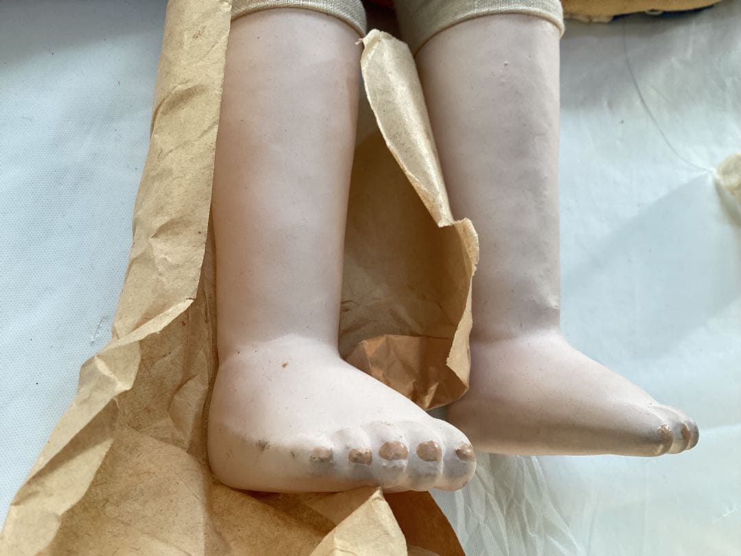 市松人形 人形師 伊藤直島作 昭和レトロ 抱き人形 吹子付き ガラス眼 人