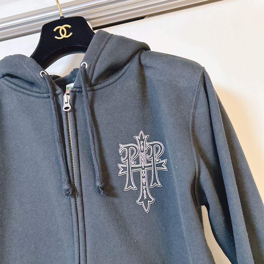 gg様★Pay money To my Pain パーカー フルジップ ロゴ S