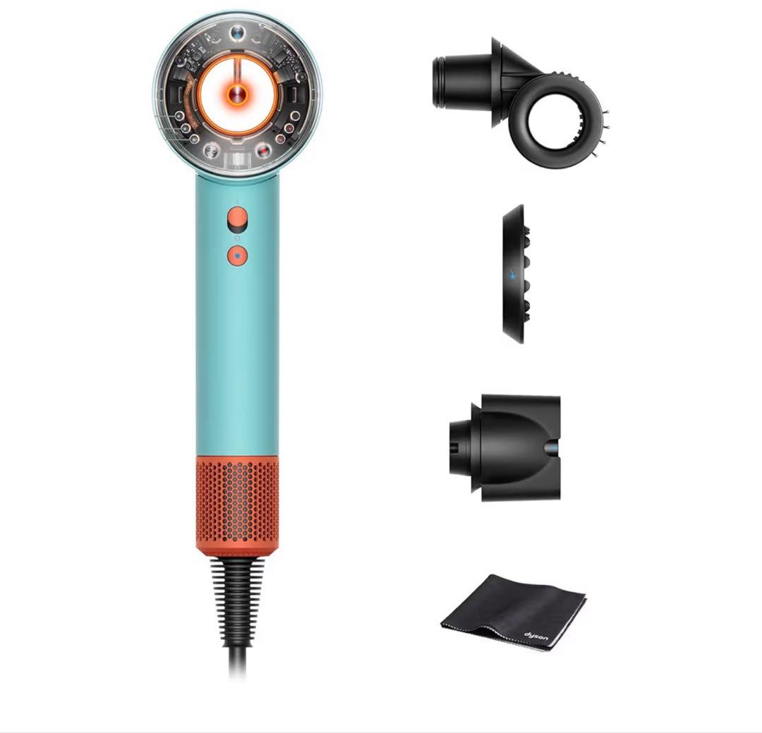 Dyson Supersonic ドライヤー 青とオレンジ