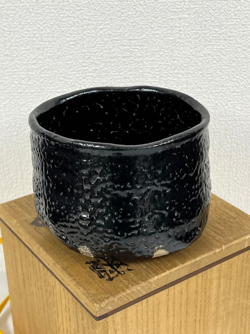 茶道具　瀬戸黒　黒獅子　C/3