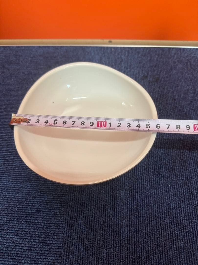 1699 深川製磁 花柄中鉢 8客 16cm 金彩