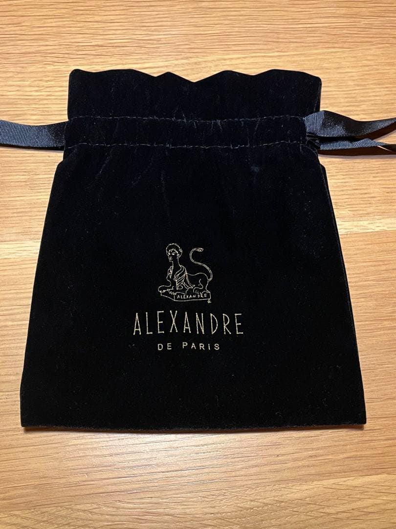 ALEXANDRE DE PARIS カチューシャ 2.5cm カーキ色