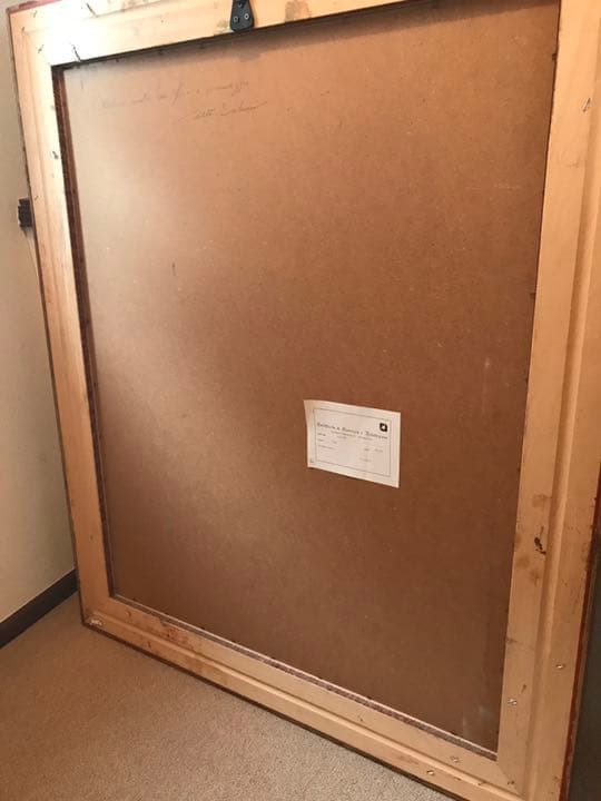 イタリア画家　Si  油絵  40号  本物