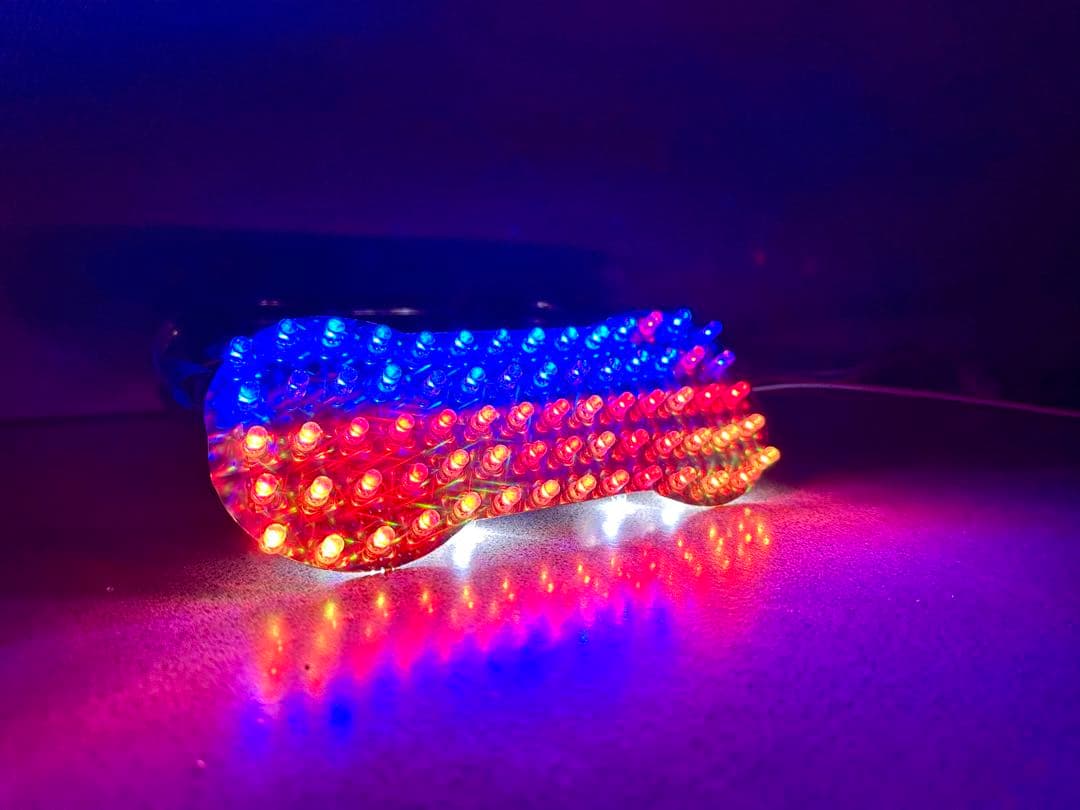 GT380 サンパチ RGB テールランプ LED レインボー GT380 サンパチ RGB