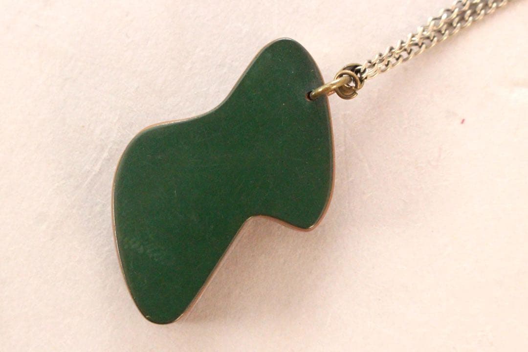 5142 堆朱　ペンダント2点　明石朴景 作 花文六角ペンダントトップ　送料無料