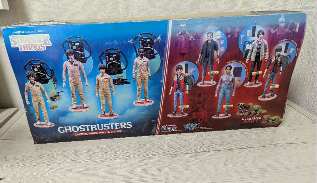 【未開封・未使用】ストレンジャーシングス・ゴーストバスターズフィギュア4体セット