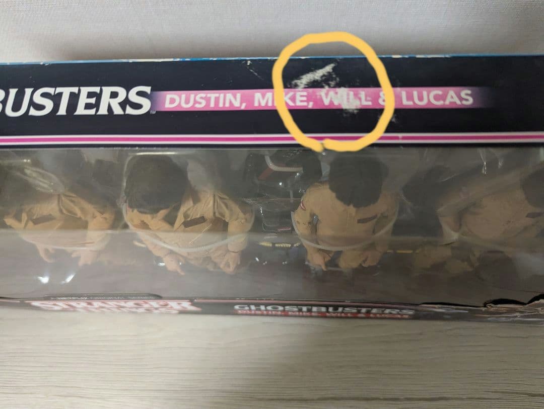 【未開封・未使用】ストレンジャーシングス・ゴーストバスターズフィギュア4体セット