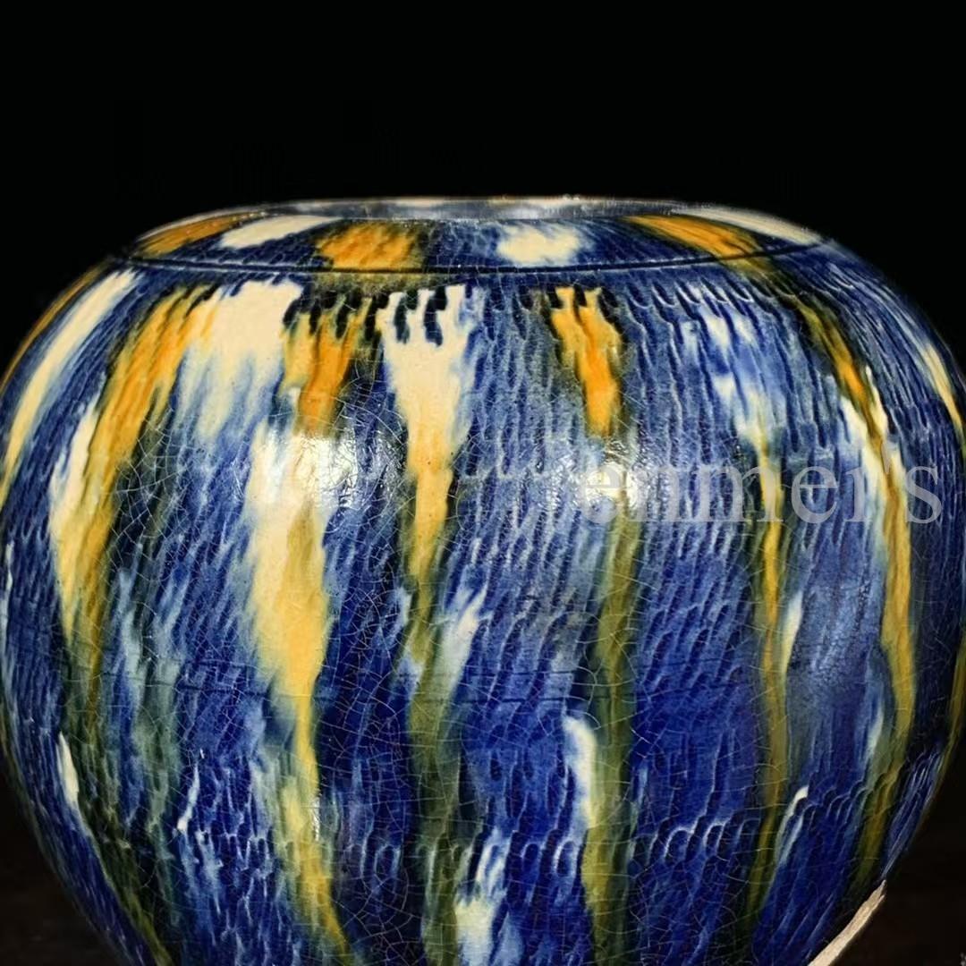 中国古美術・唐三彩・蓋付き壺・壺・花瓶・陶芸・文房具・置物・茶道具