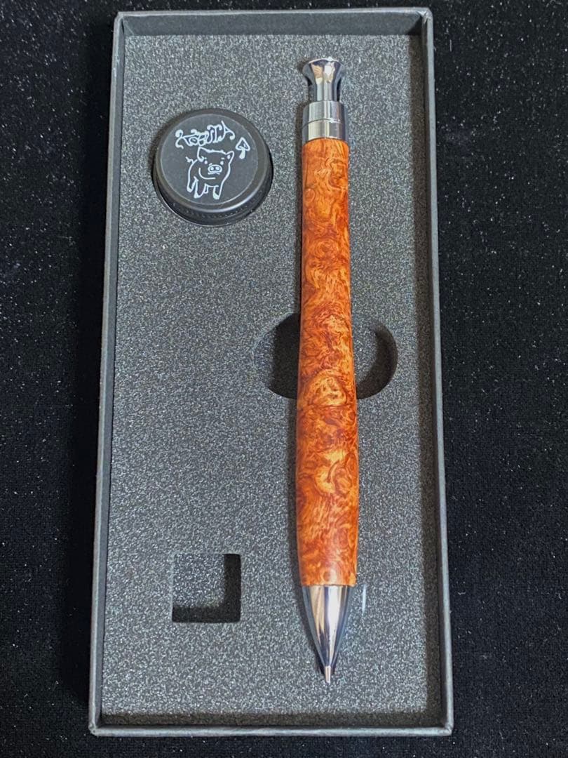 こぶた工房 シャープペンシル 極上花梨瘤0.5mm