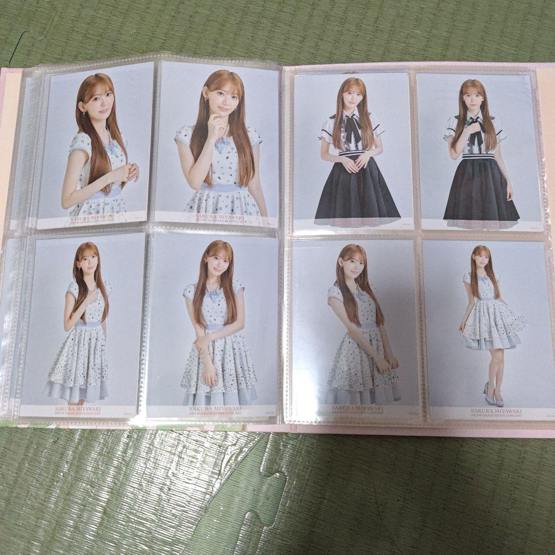 宮脇咲良 HKT卒コングッズ☆メモリアル生写真132枚フルコンプセット