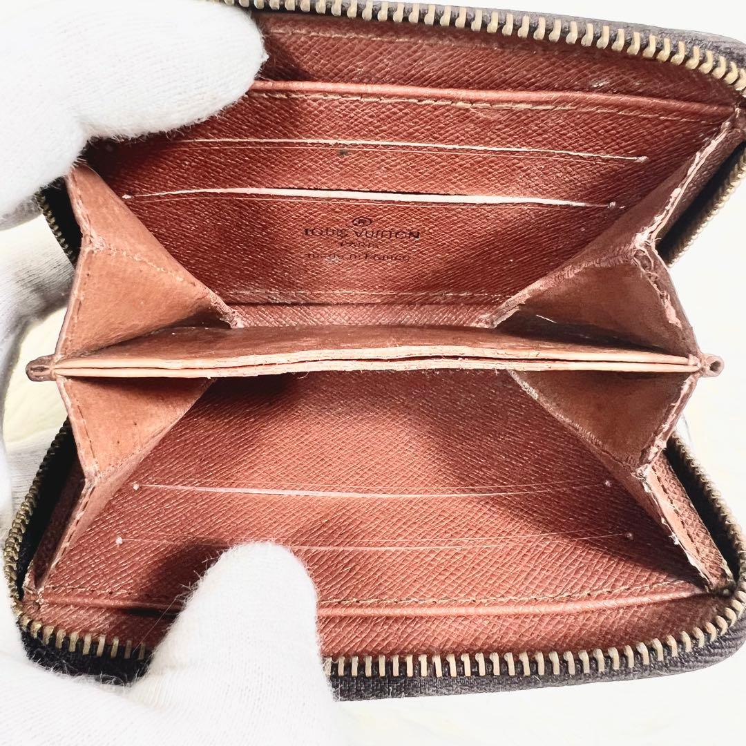 ルイヴィトン ケース ジッピーパース モノグラム 茶 小銭入れ 財布