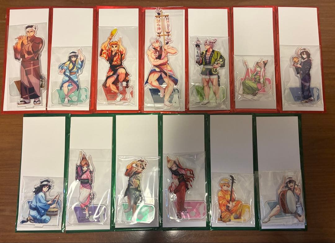 鬼滅の刃×阿波踊り 2025 ランダムアクリルスタンド A Bコンプリート
