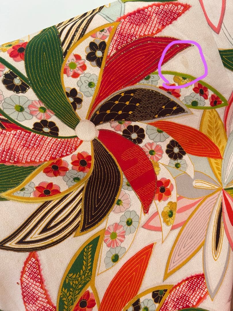 七五三十三詣り　身丈150cm アンティーク正絹着物、帯、帯揚げ、帯締め、しごき