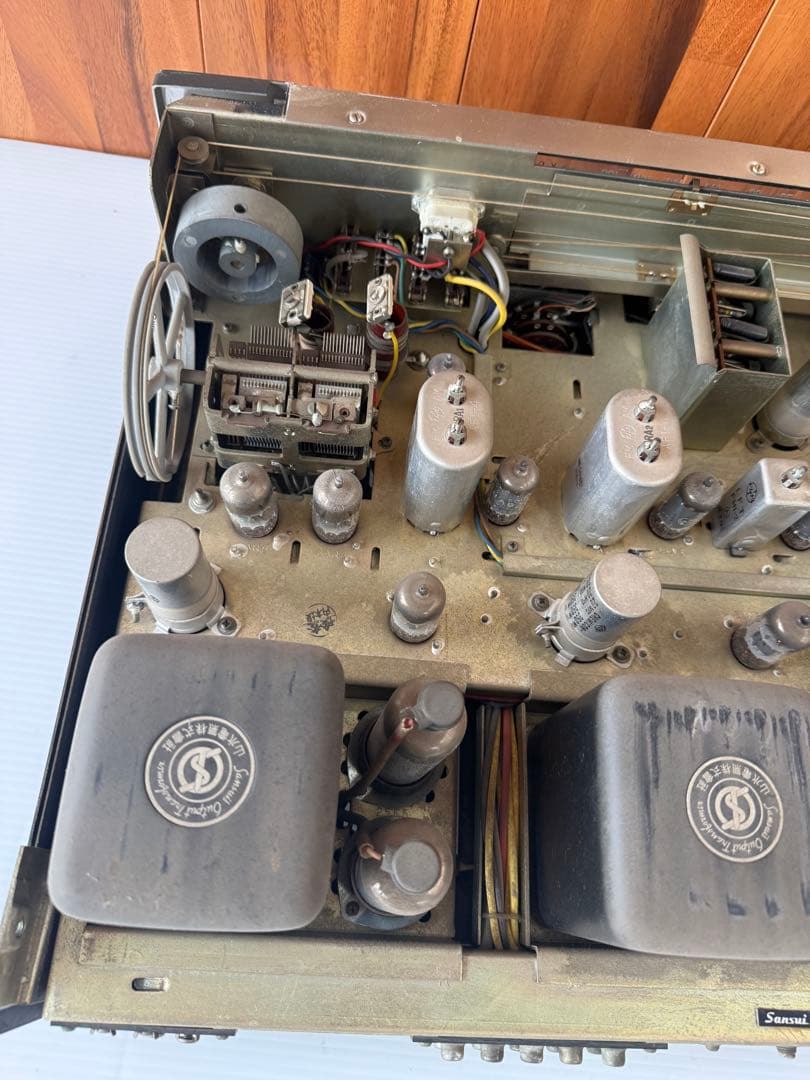 サンスイ SM-80 管球式チューナーアンプレシーバー 真空管アンプ(a47