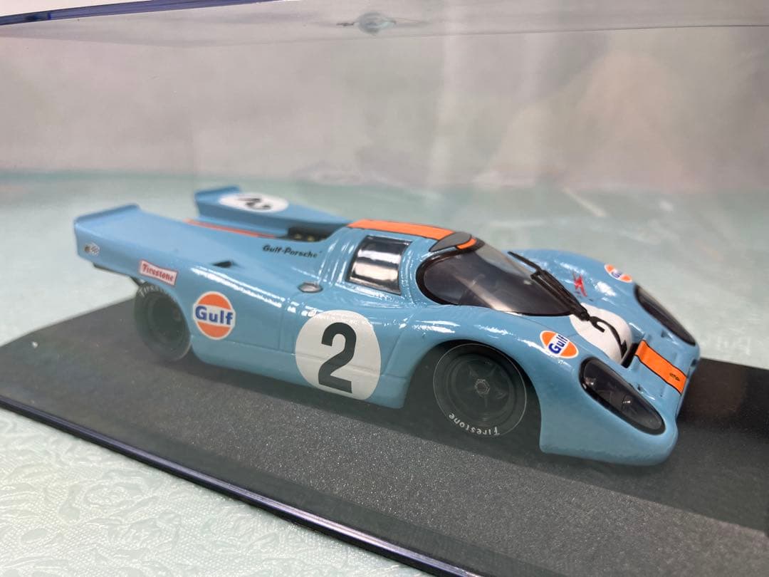 ミニチャンプス　Porsche 917K 1970年デイトナ優勝　ガルフカラー