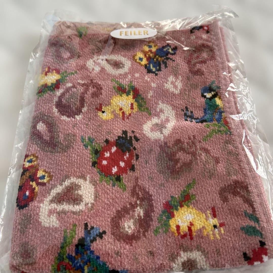 完売☆未開封】フェイラー ゲストタオル☆ハイジペイズリー・ピンク