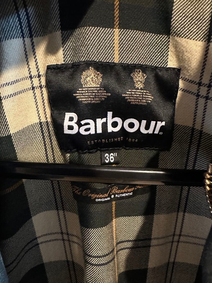 【すけさん様】ビームスF Barbourワックスコットン ジャケット/オリーブ