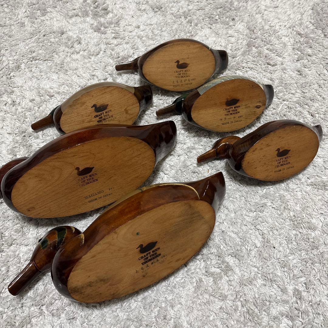 TSUBOGEN 坪源 鴨 カモ 木製オブジェ