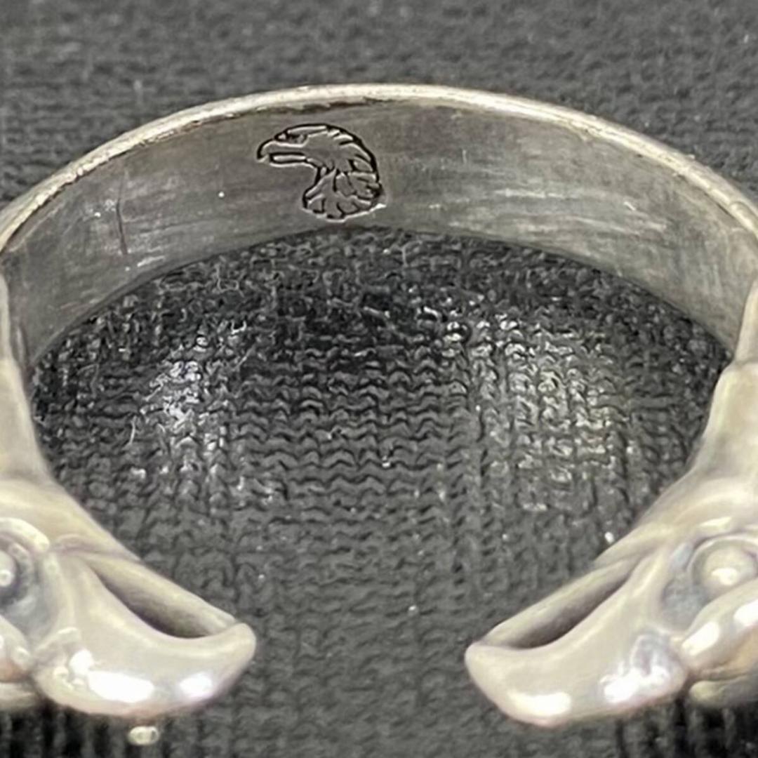 アクセサリー LARRY SMITH DOUBLE EAGLE HEAD RING