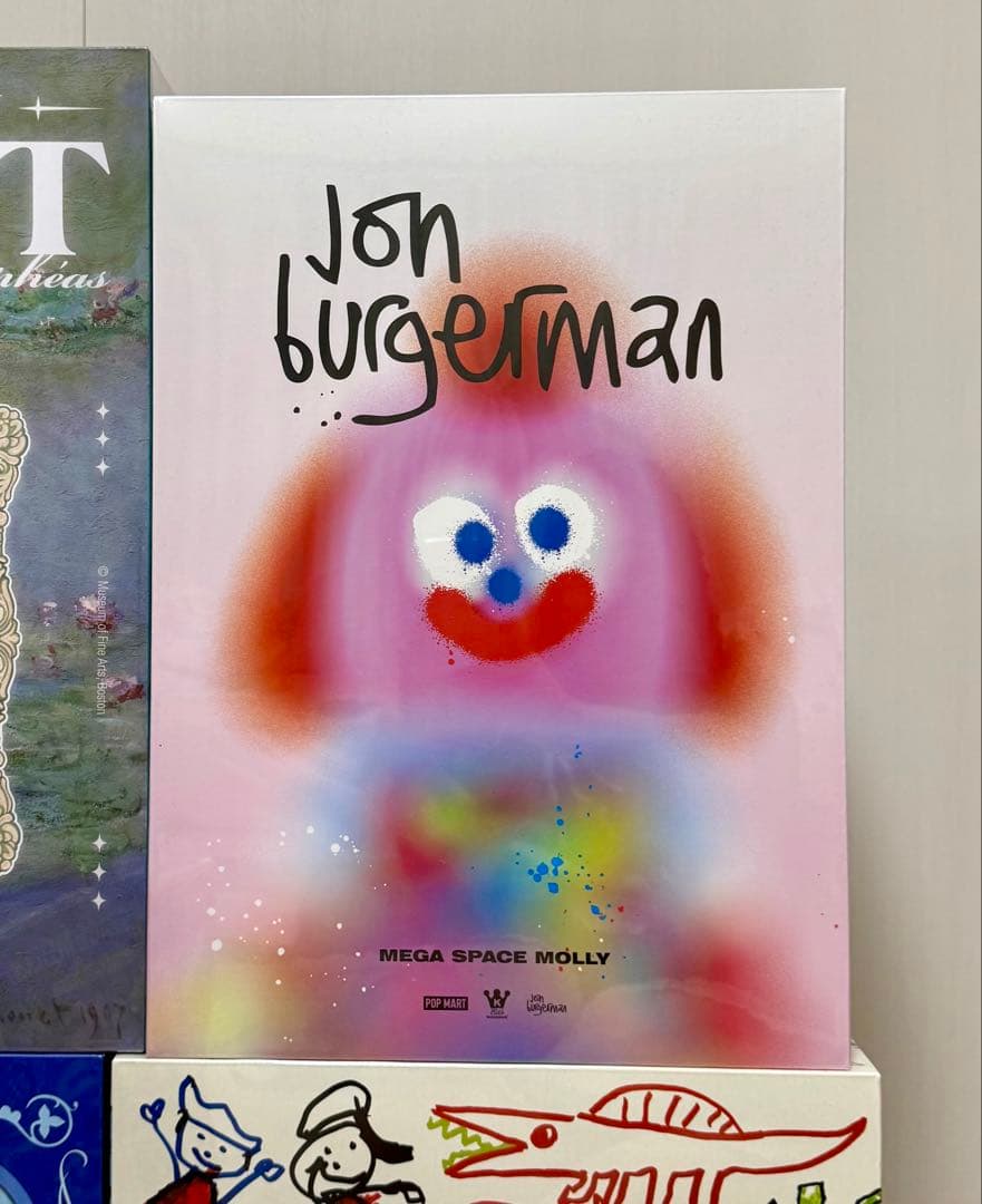 MEGA SPACE MOLLY 400% Jon Burgerman