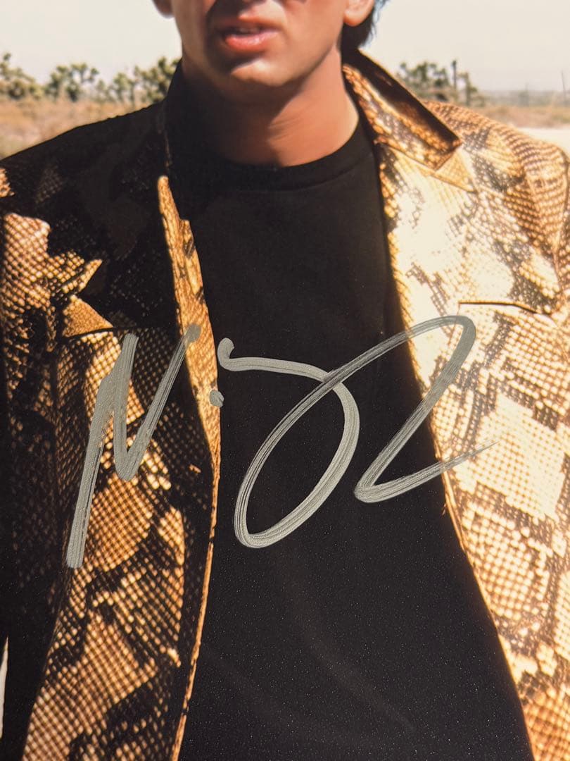 東京コミコン ニコラス・ケイジ 直筆サイン入 ポートレート デイヴィッド・リンチ