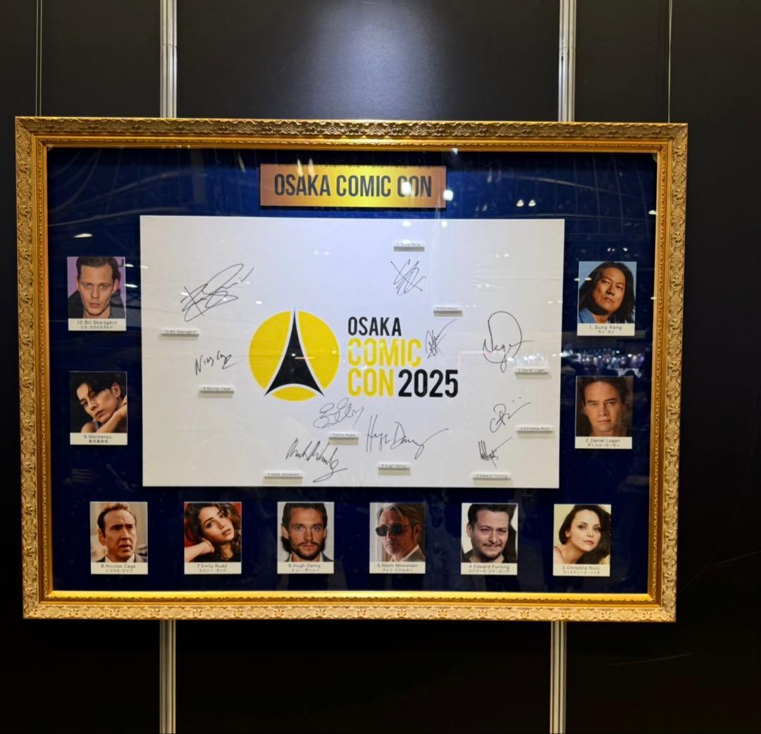 東京コミコン ニコラス・ケイジ 直筆サイン入 ポートレート デイヴィッド・リンチ