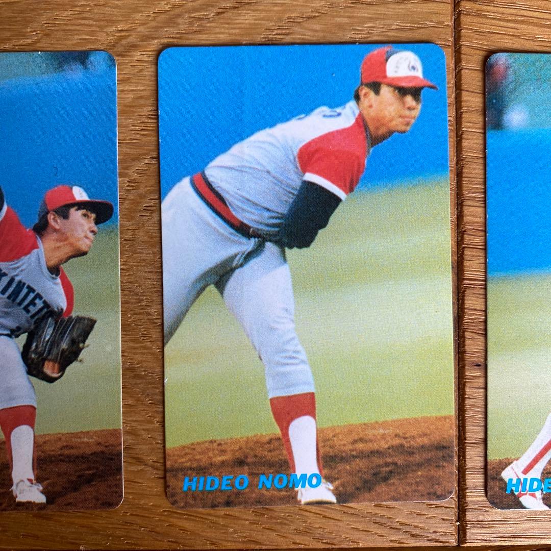 レア！　野茂英雄　8枚セット　カルビー　プロ野球チップス　カード　1991