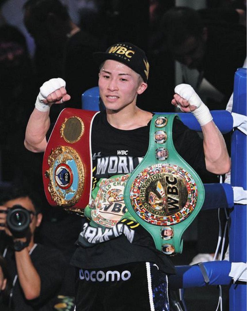 WBC ボクシング Tシャツ 井上尚弥 中谷潤人 選手チャンピオン Mサイズ