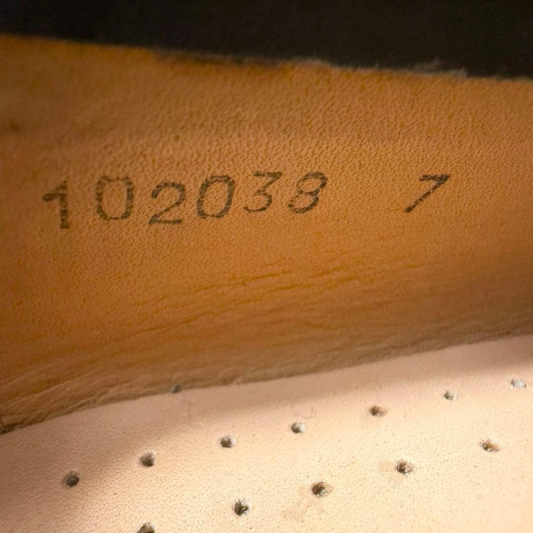 【極美品】YANKO ヤンコ　モンクストラップ（7）シングルモンク　革靴　黒