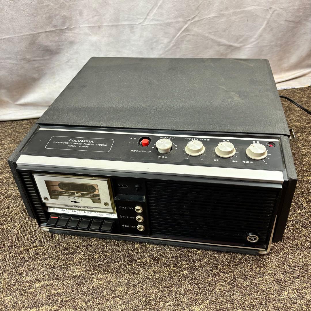 COLUMBIA コロンビア G-P20 カセット レコードプレーヤー