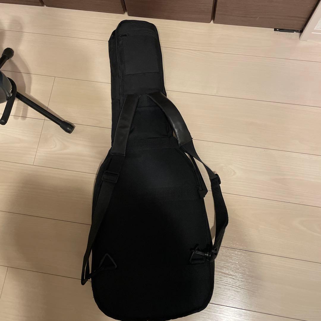 LiadBack ストラトキャスター ショートスケール ブラック ケース付き