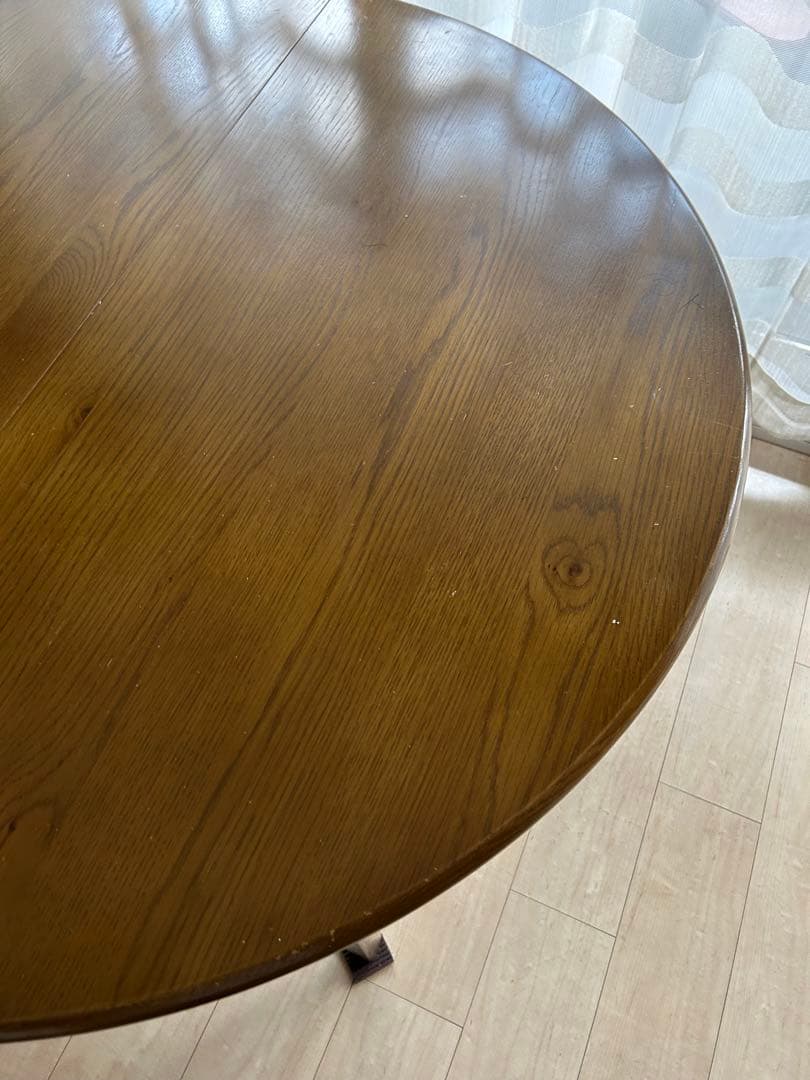 a*i様 ReCENO（リセノ）の伸長式ダイニングテーブル ブラウン