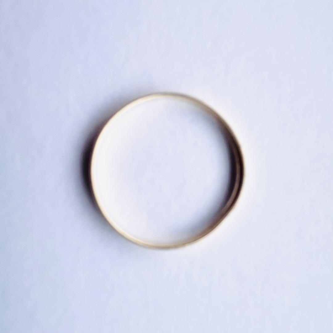 K18 ゴールド バンドリング シンプル 11号