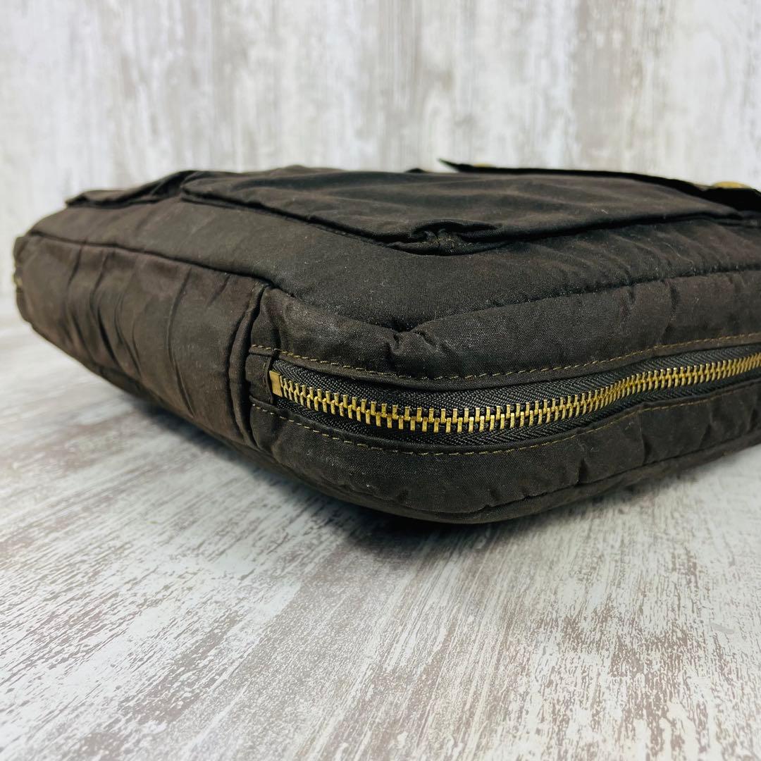 【希少】RRLダブルアールエル　ワックスドキャンバス　ブリーフケース【2way】