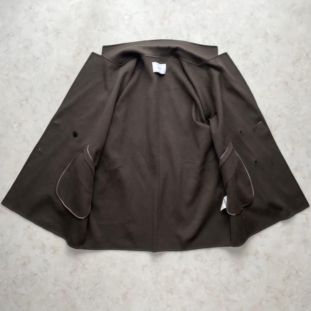 FRAMeWORK ハミルトンリバーコート ダブルフェイス カーキ 36