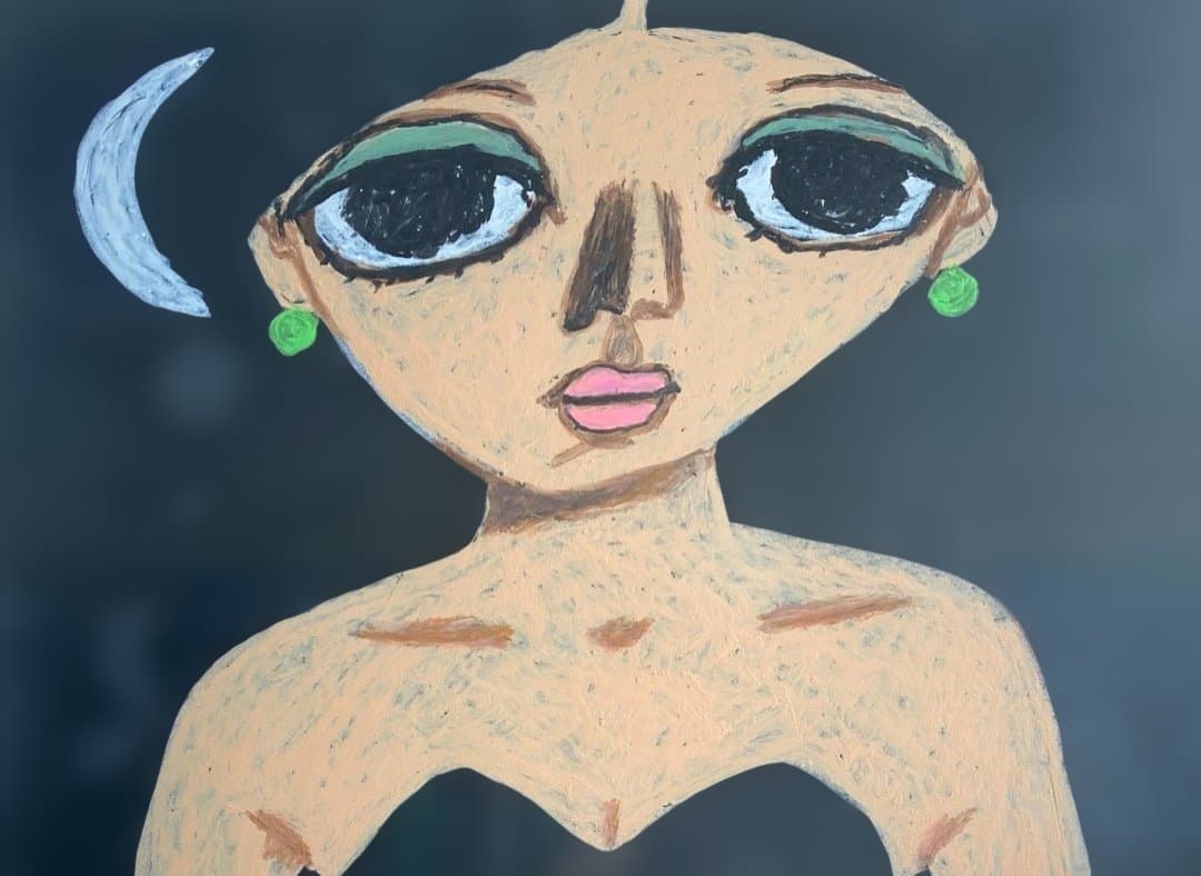 新品直筆絵画『原マスミ／黒ガーター』豪華（大衣）額付