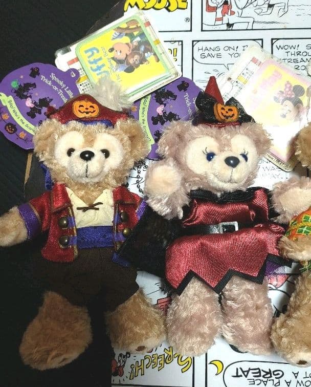 ディズニーシー ダッフィーシェリーメイぬいぐるみバッチ4個セット