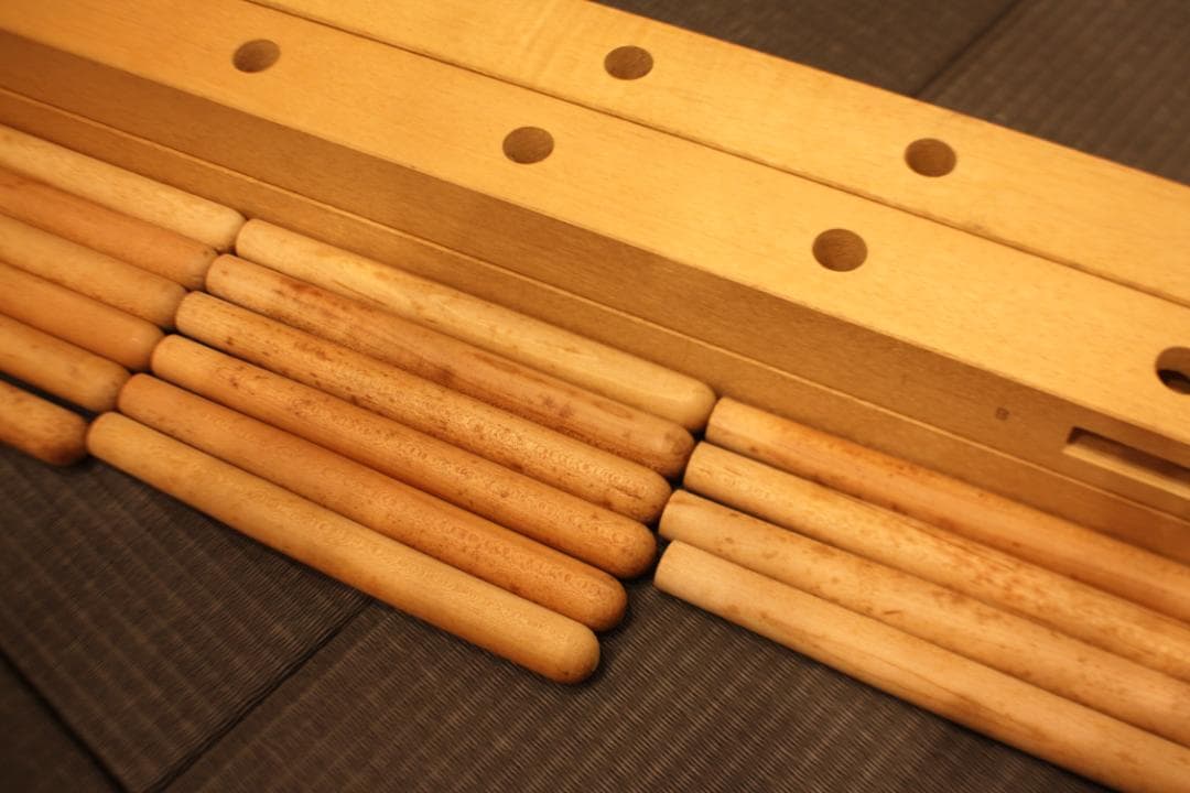 木製　整経台　ワーピングボード★組立式★美品