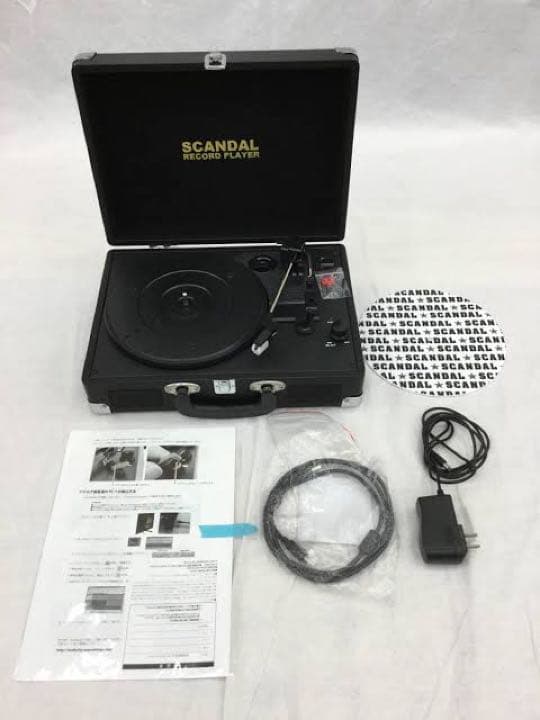 SCANDALレコードプレーヤー