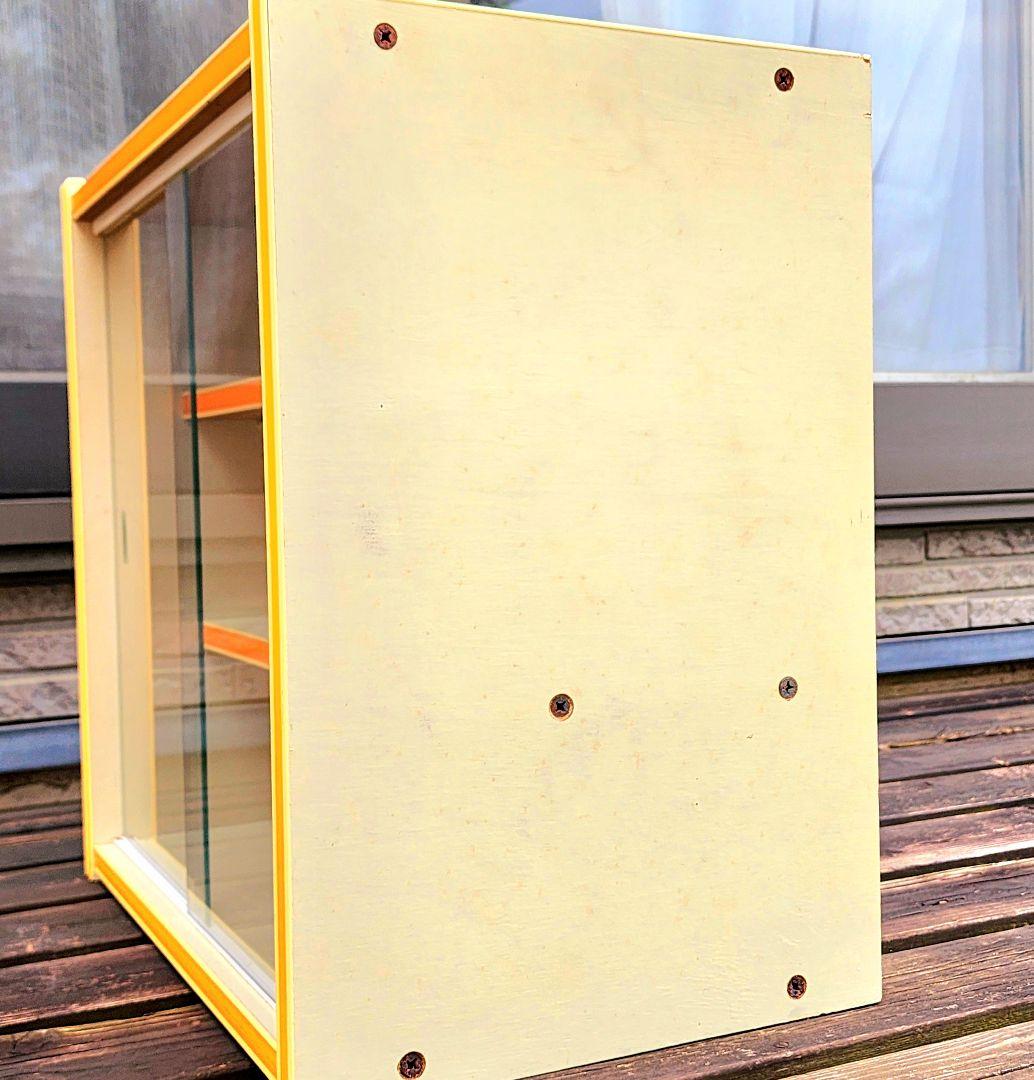 昭和レトロ】レトロポップ/飾り棚_ショーケース(オレンジ)