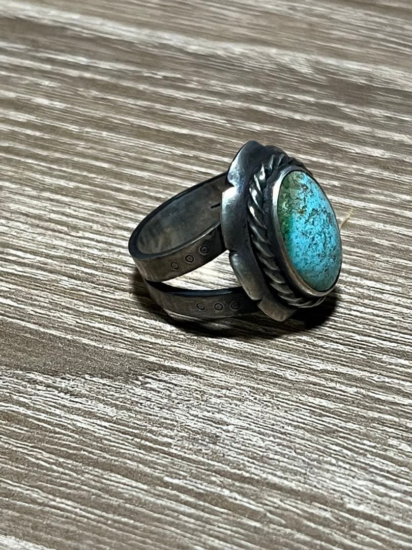 ナバホ族　ターコイズ　シルバー925