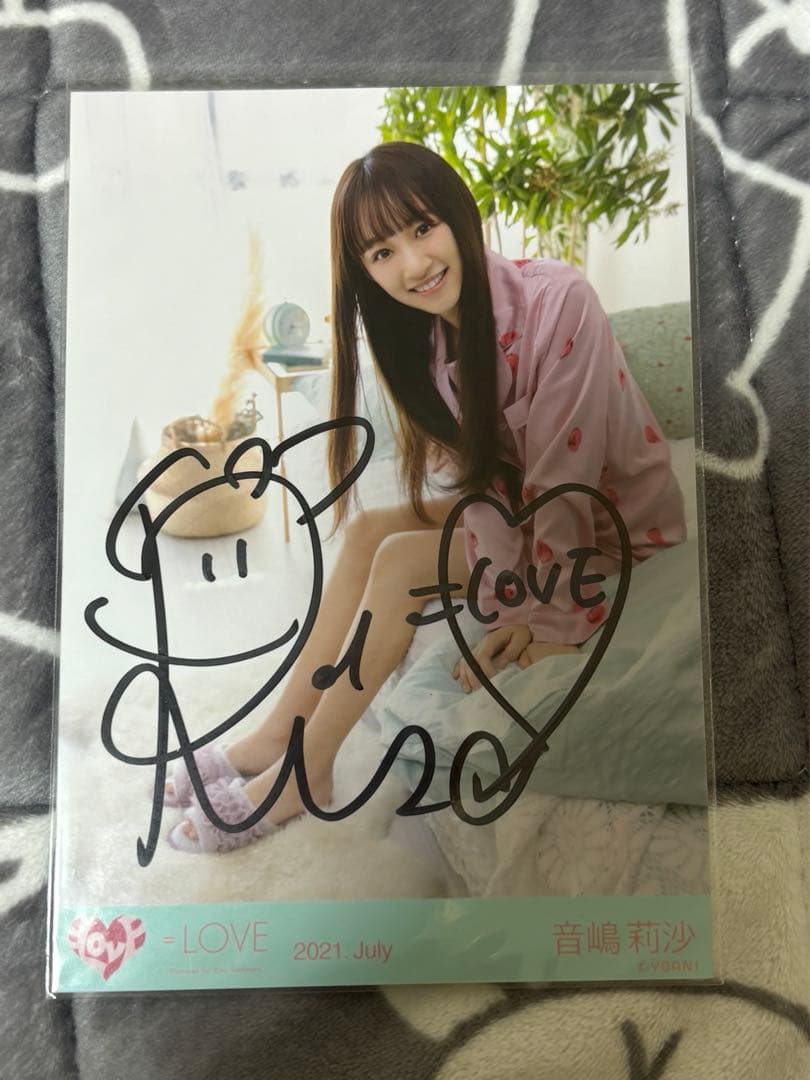 イコラブ イコールラブ 音嶋莉沙 cinema センター曲 生写真 直筆サイン